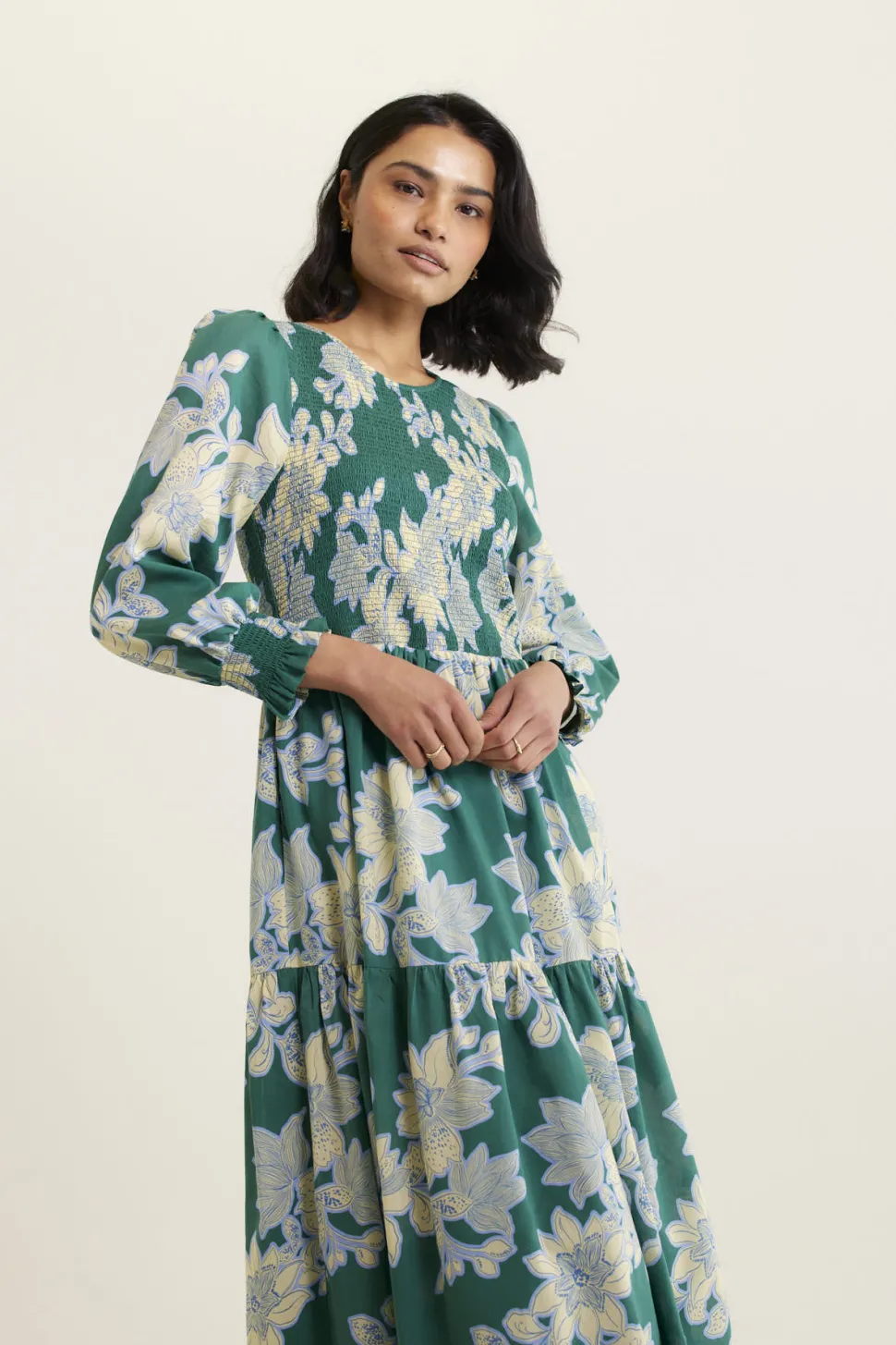 Alessandra Reagan Dress Lulu - Forest