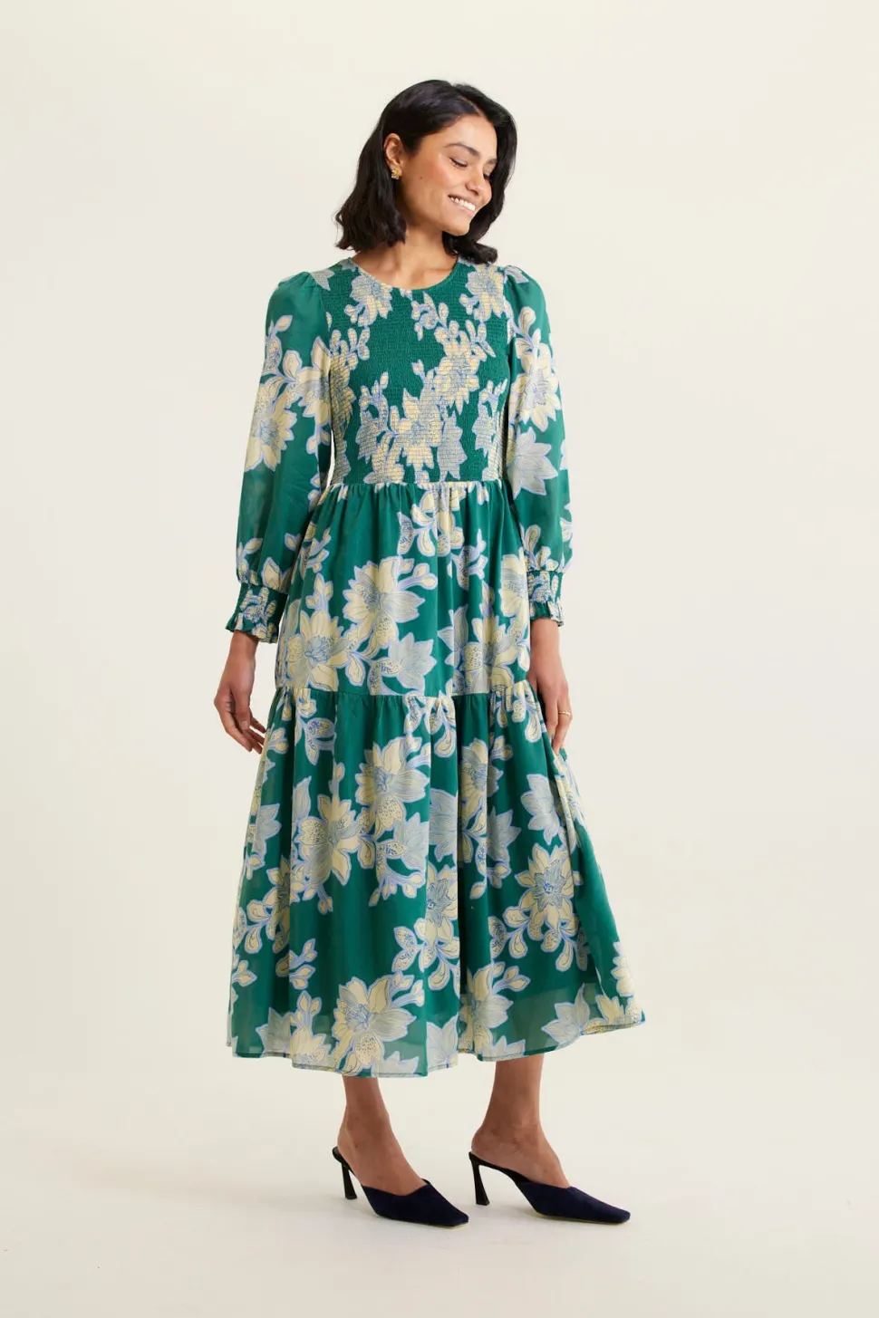 Alessandra Reagan Dress Lulu - Forest