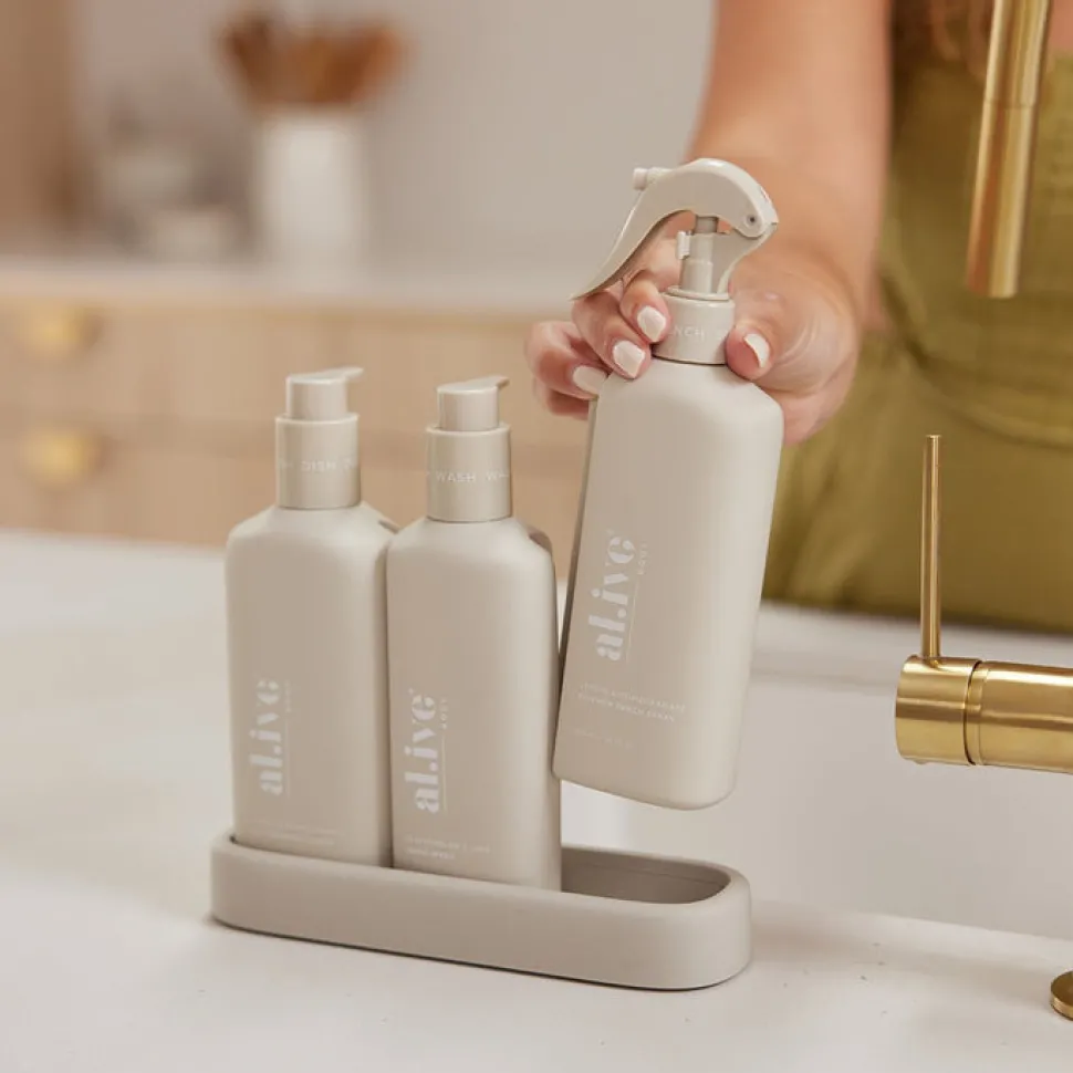 al.ive Premium Bench Trio (Dish/Wash/Bench) - Lemon & Pomegranate + Watermelon & Lime (Grey)