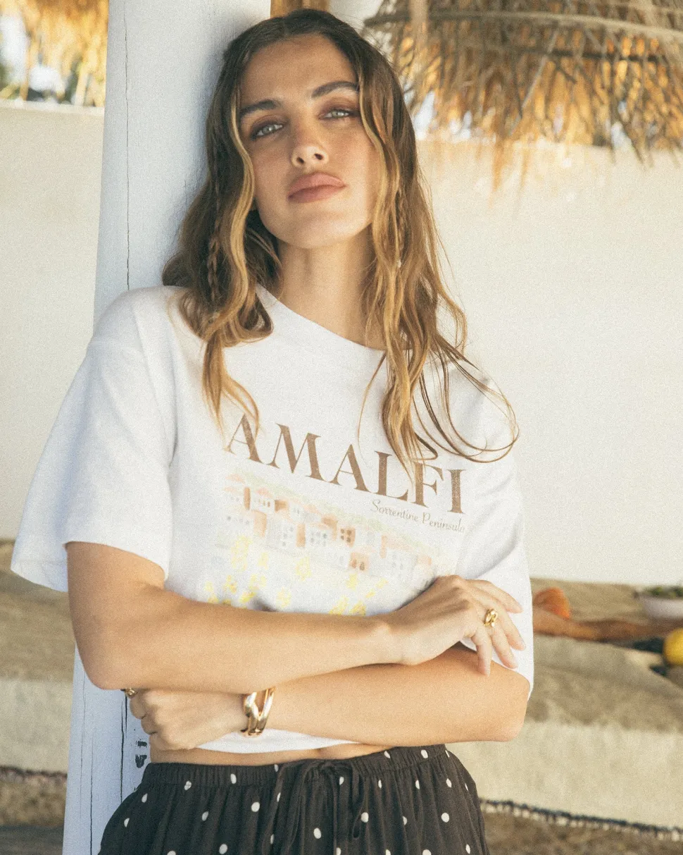 All About Eve Amalfi Relaxed Tee - Vintage White
