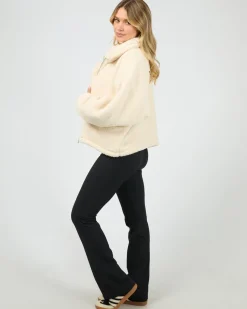 All About Eve Cosy Club Teddy Jacket - Vanilla