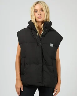 All About Eve Elevate Puffer Vest - Black