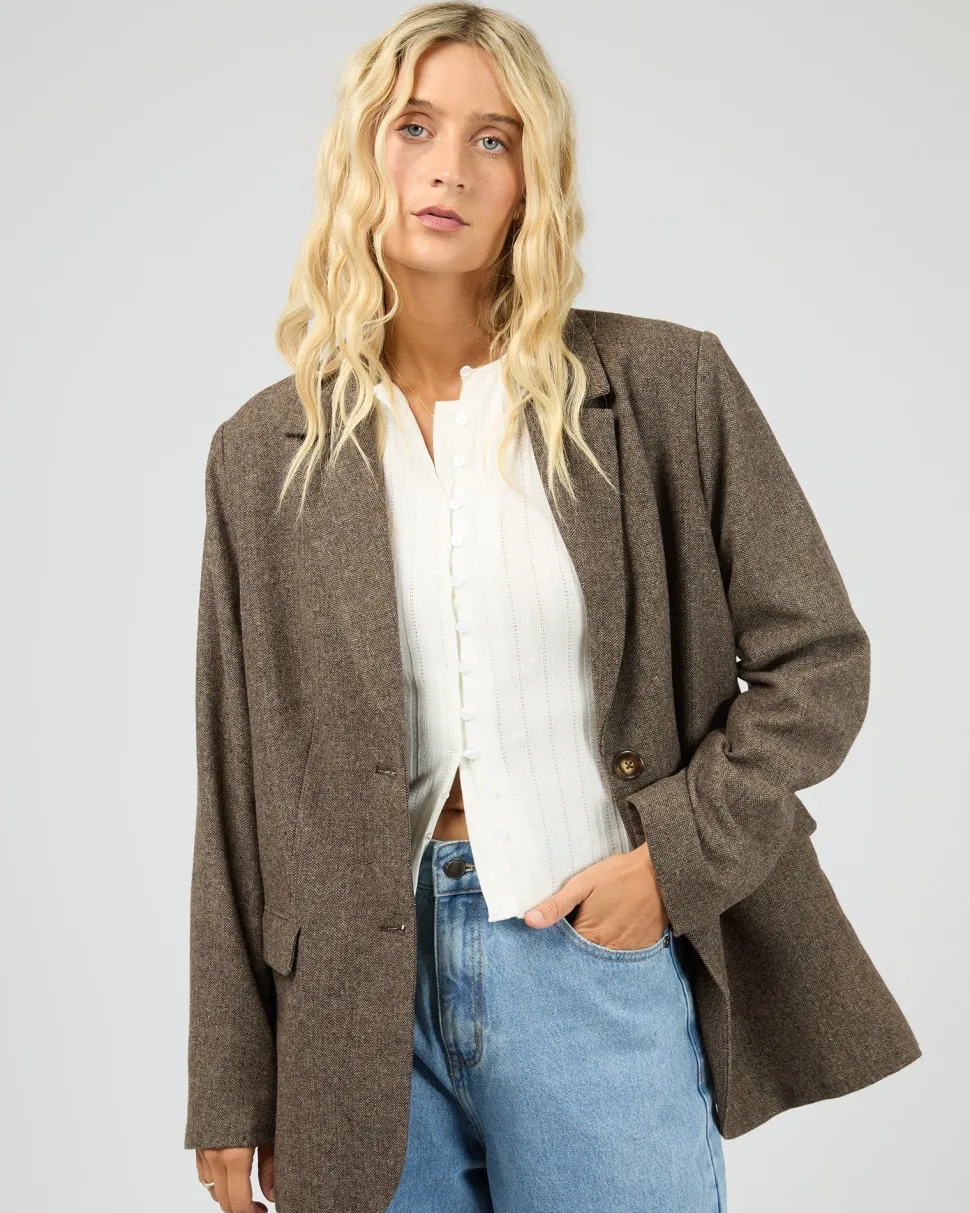 All About Eve Elodie Blazer- Brown
