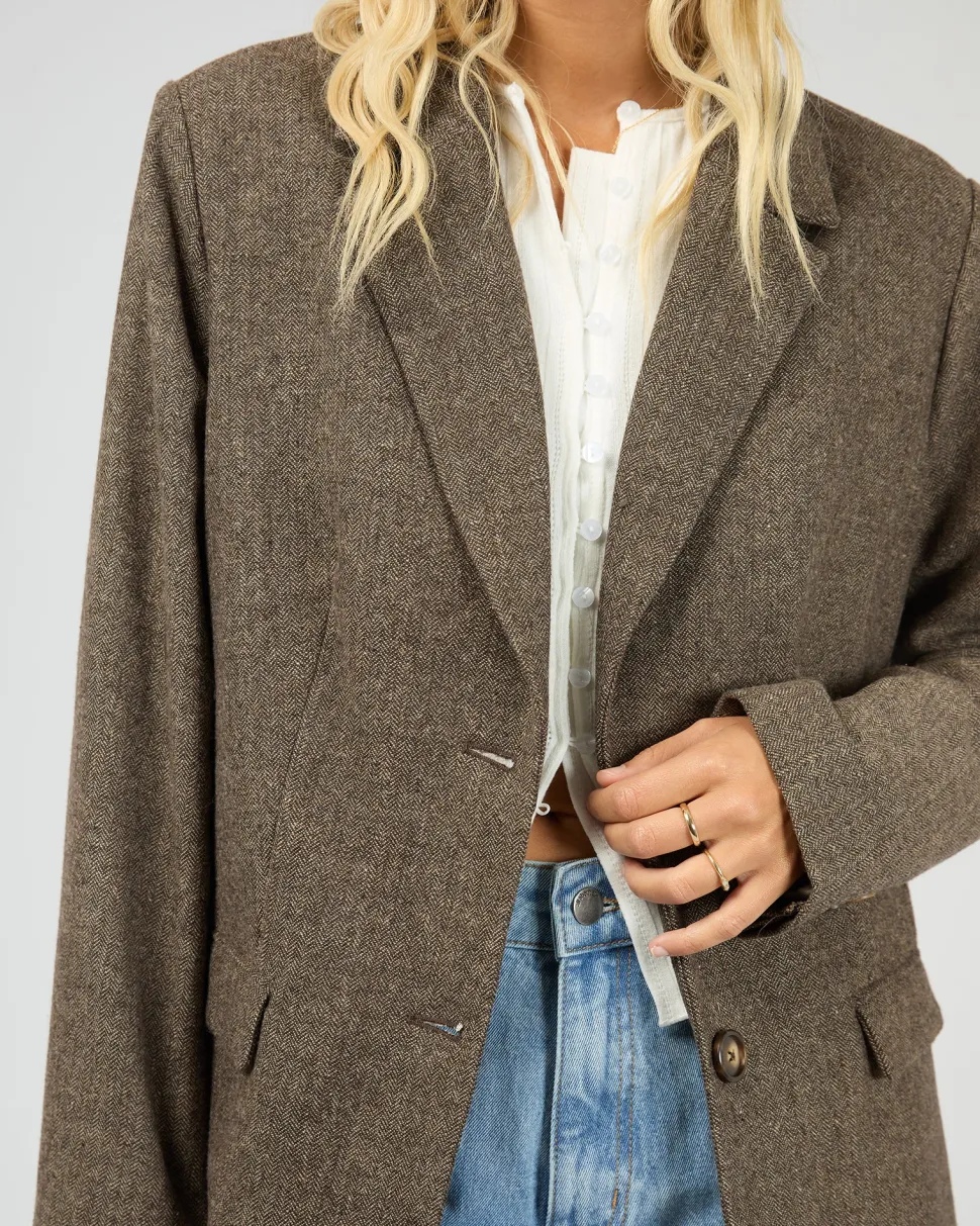 All About Eve Elodie Blazer- Brown
