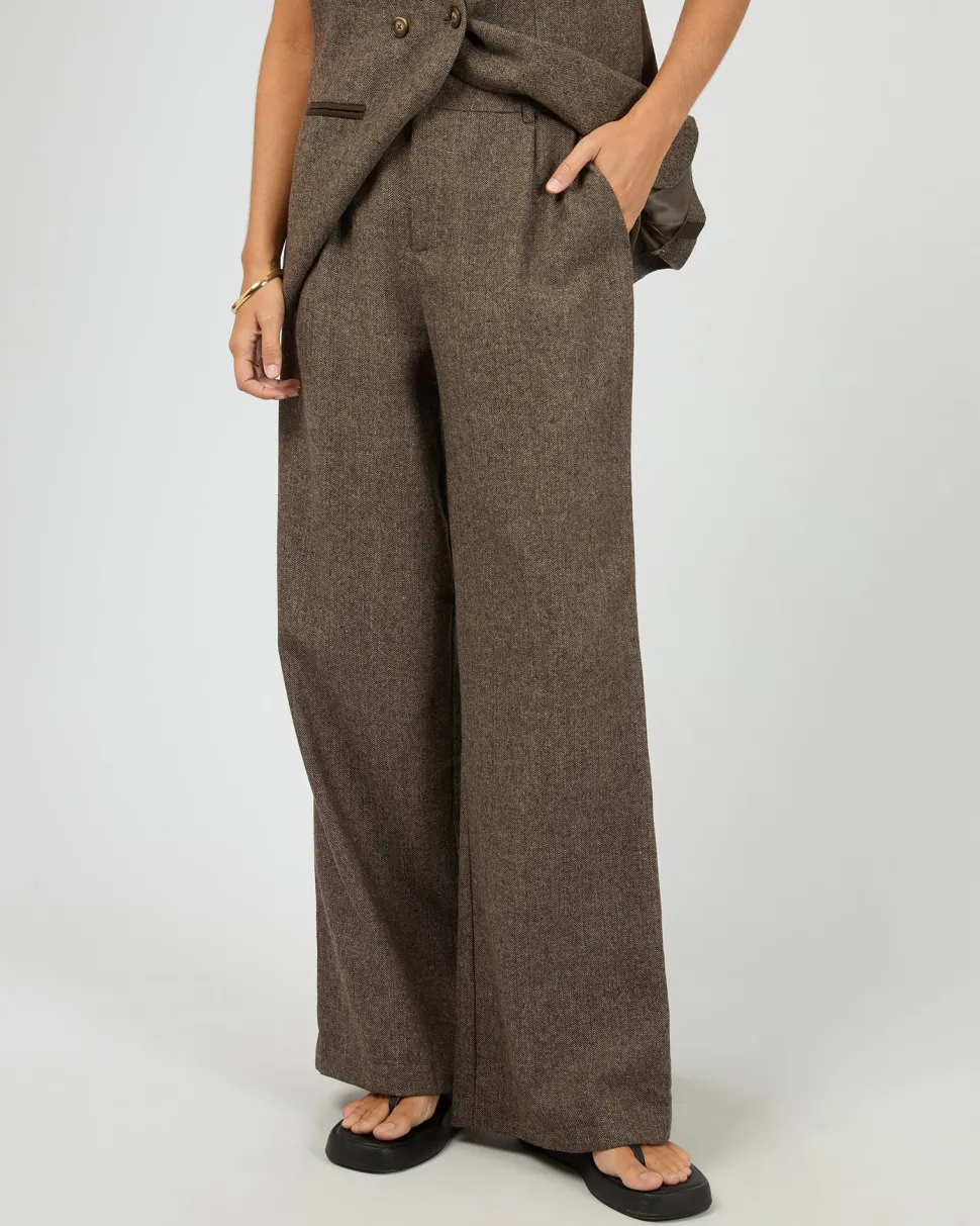 All About Eve Elodie Pant- Brown
