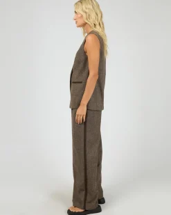 All About Eve Elodie Vest- Brown