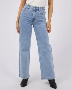 All About Eve Jacqui Wide Leg Jean - Light Blue