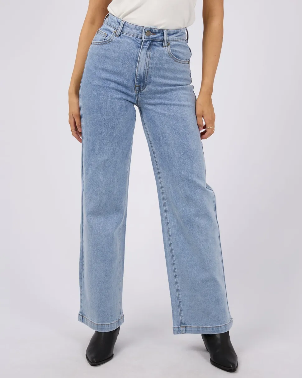 All About Eve Jacqui Wide Leg Jean - Light Blue