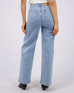 All About Eve Jacqui Wide Leg Jean - Light Blue