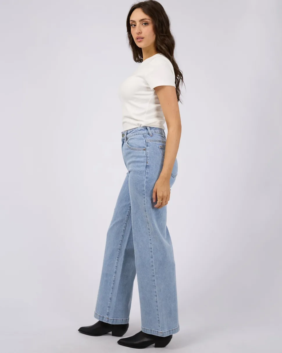 All About Eve Jacqui Wide Leg Jean - Light Blue