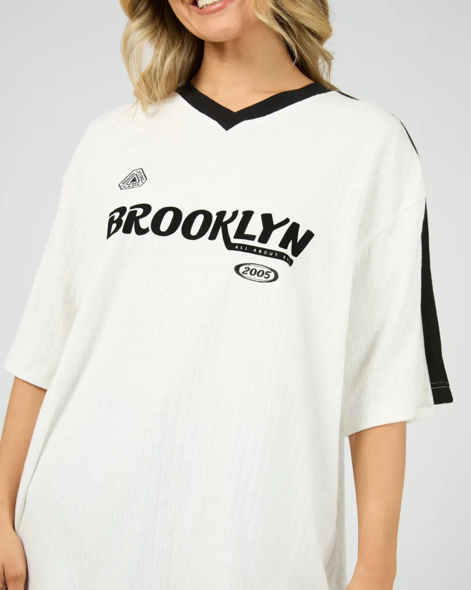 All About Eve Kings Oversized Tee - White