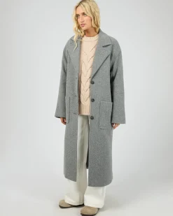 All About Eve Long Island Coat - Grey