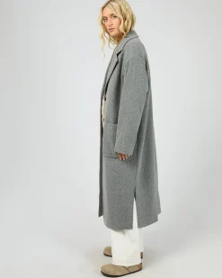 All About Eve Long Island Coat - Grey