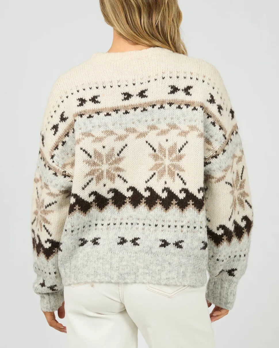 All About Eve Marina Knit Crew - Multi