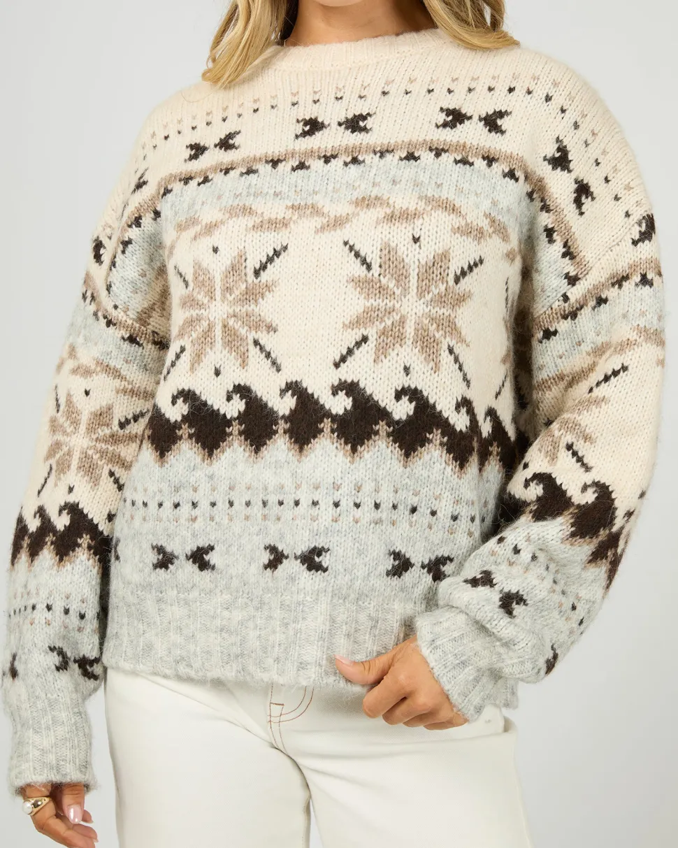 All About Eve Marina Knit Crew - Multi