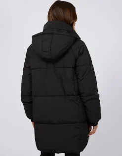 All About Eve Remi Luxe Midi Puffer - Black
