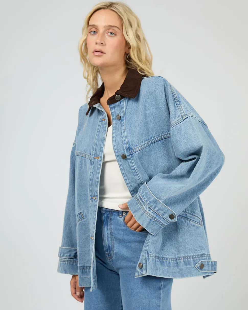 All About Eve Tommy Jacket - Light Blue