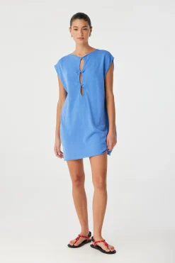 ARCAA Pala Mini Dress - Pacific Blue