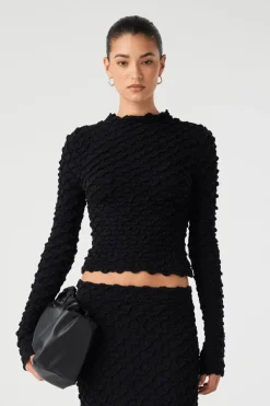 ARCAA Suvi High Neck Top - Black