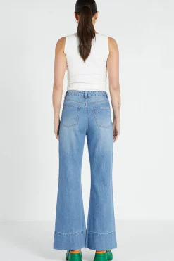 Bohemian Traders Flared Jean - Light Blue