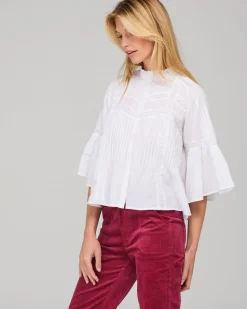 Boom Shankar Haru Shirt Embroidered- White