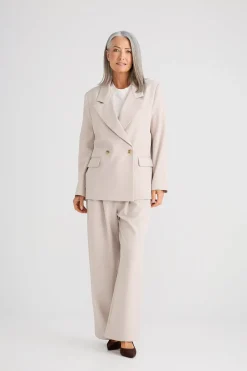 Brave & True Blair Oversized Blazer - Beige