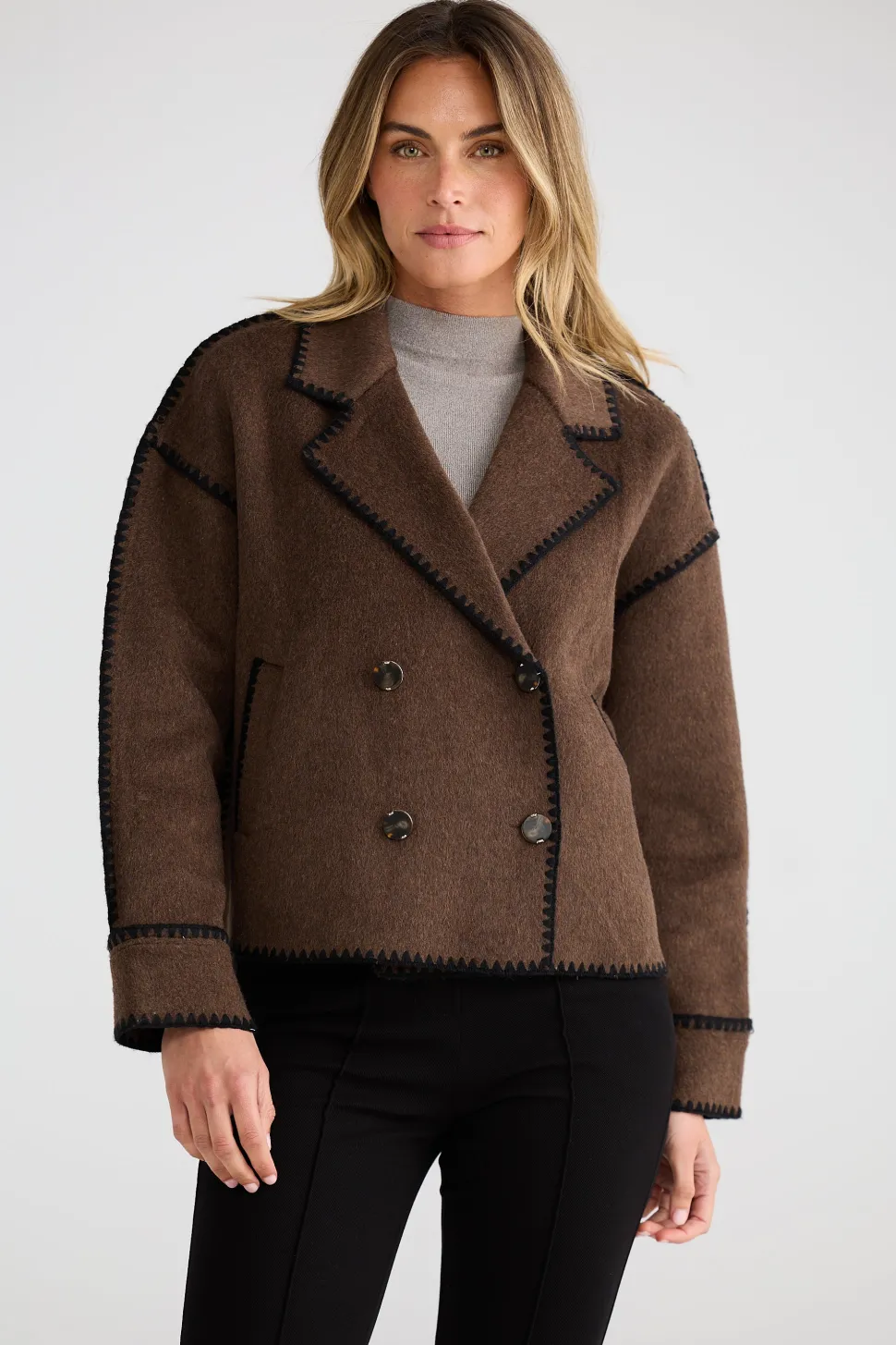 Brave & True Briony Jacket - Chocolate