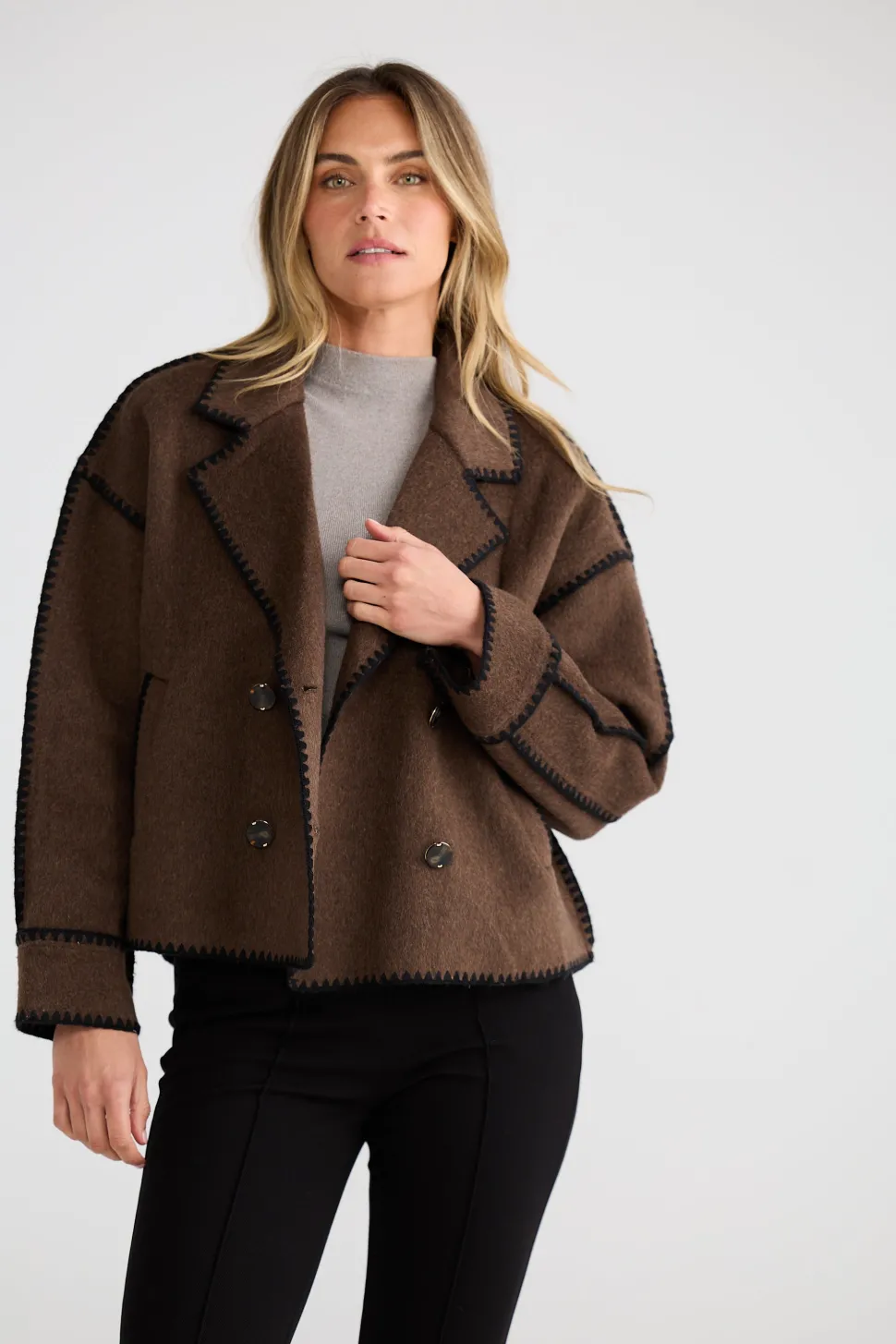 Brave & True Briony Jacket - Chocolate