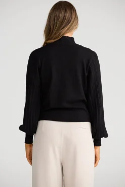 Brave & True Briony Knit Top - Black