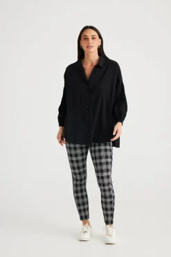 Brave & True Duchess Shirt - Black