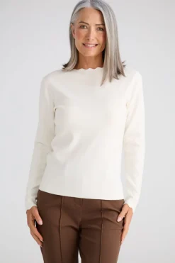 Brave & True Jaden Knit Top - Cream