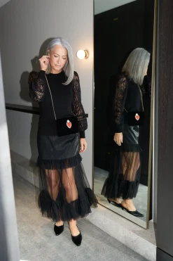 Brave & True Janelle Knit Top - Black