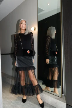 Brave & True Janelle Knit Top - Black