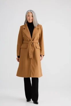 Brave & True Julianne Coat - Camel
