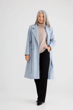 Brave & True Julianne Coat - Steel Blue