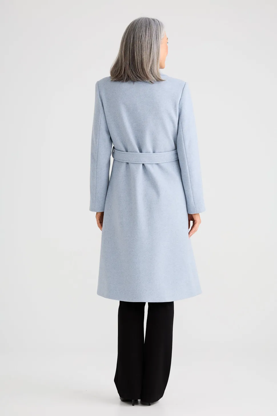 Brave & True Julianne Coat - Steel Blue