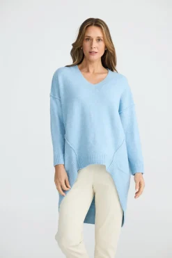 Brave & True Wiltshire Knit- Ice Blue