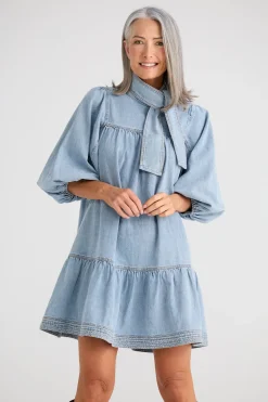 Brave & True Zelda Dress - Vintage Mid Wash