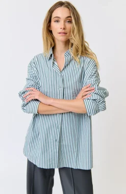 Cartel & Willow Adalyn Shirt - Alpine Mist