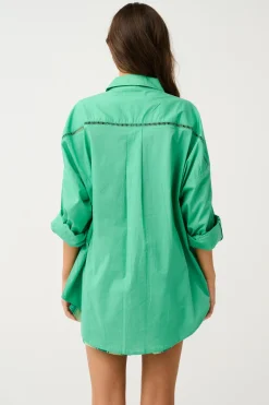 Cartel & Willow Cove Shirt - Emerald