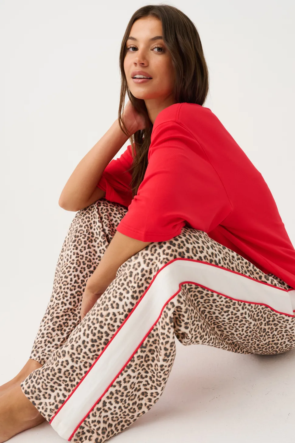Cartel & Willow Havana Pant - Leopard