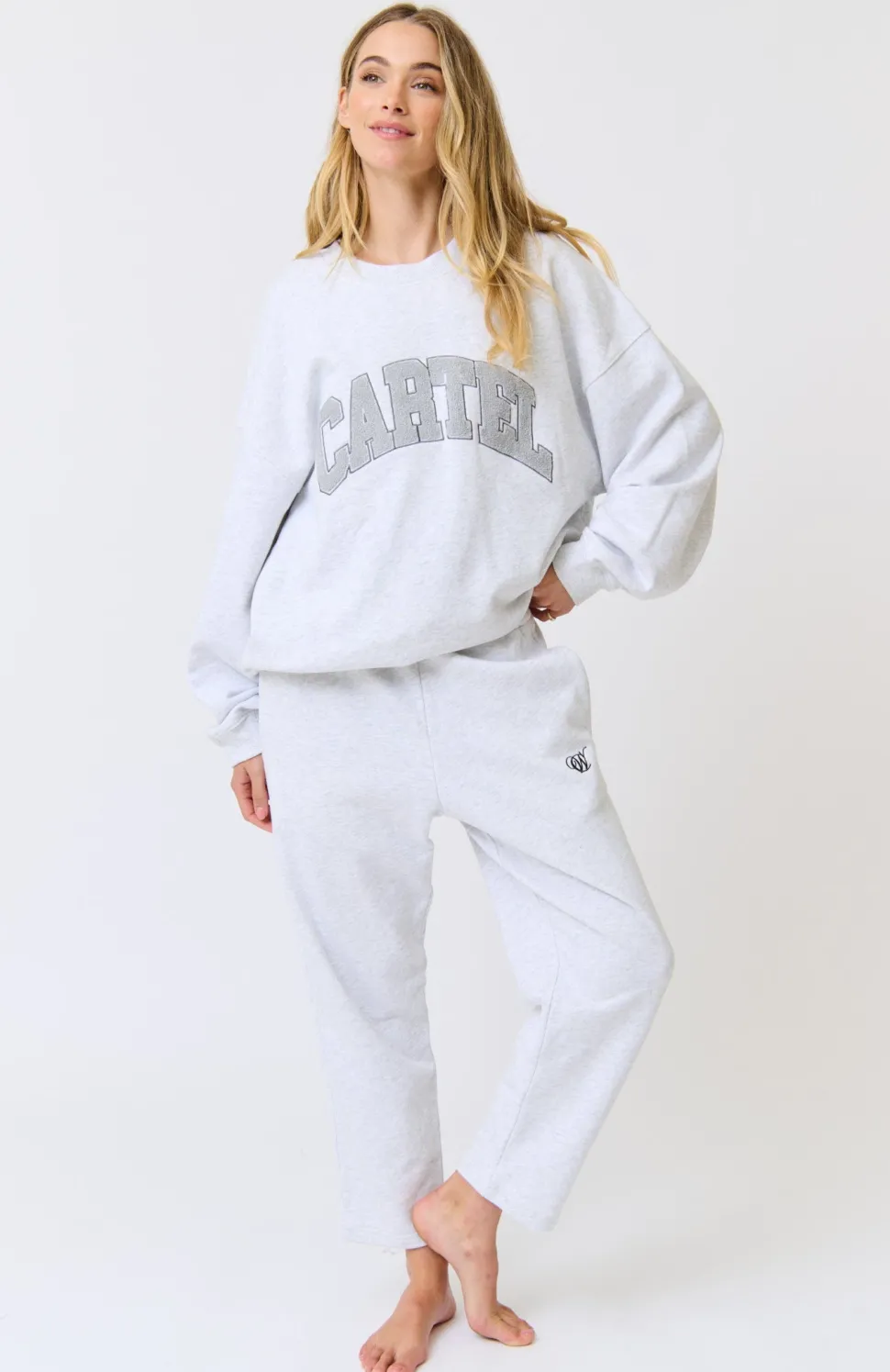Cartel & Willow Nina Sweater - Grey Marle