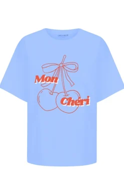 Cartel & Willow Self Love Club - Vintage Wash Cornflour Blue/Red