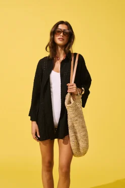 Cartel & Willow Stevie Kaftan - Black Weave