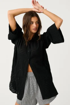 Cartel & Willow Stevie Kaftan - Black Weave