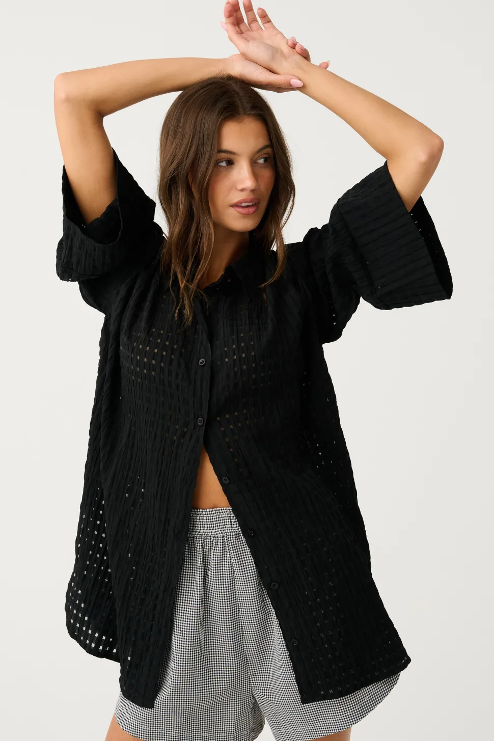 Cartel & Willow Stevie Kaftan - Black Weave