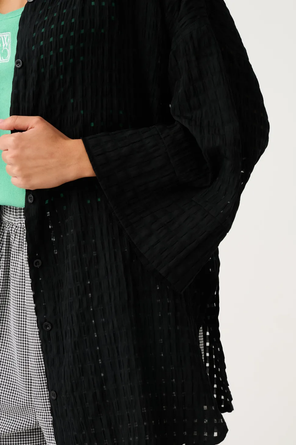 Cartel & Willow Stevie Kaftan - Black Weave