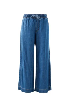Ceres Life Andie Wide Leg Drawstring Pant - Fresh Indigo