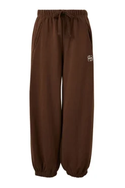Ceres Life Bowie Barrell Leg Trackpant - Chocolate