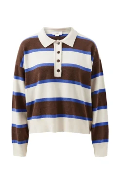 Ceres Life Jessa Rugby Knit - Chocolate Stripe